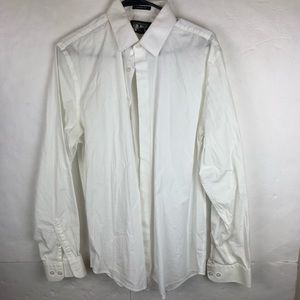Express Shirt Modern Fit Button Down White